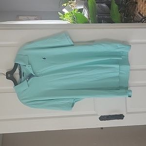 Polo Ralph Lauren Aqua Polo Shirt - Size XL